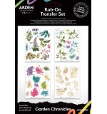 Arden Creative Studio - Garden Chronicles 6 x 8 Rub-On Transfer Set (GC26)