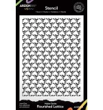 Arden Creative Studio - Maker Series Flourished Lattice 6 x 8 Stencil (GC26)