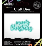 ACS Sentiment Cloud Series Merry Christmas Craft Die Set (Christmas Cheer)