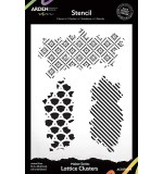 ACS Maker Series Lattice Clusters 6 x 8 Stencil (Christmas Cheer)