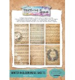 Arden Winter in Bloom Music Sheets 5in x 7in Paper Pack (TEXT{ures})