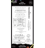 Maker Series 4x8 Inch Clear Stamp Set Typecast Bits by Katie Pertiet