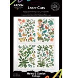 Home & Garden Foliage Laser Cuts (81pcs) by Katie Pertiet