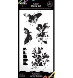 Maker Series 4x8 Inch Clear Stamp Set Artsy Garden by Katie Pertiet
