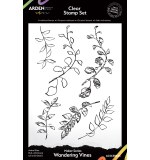 Maker Series 6x8 Inch Clear Stamp Set Wandering Vines by Katie Pertiet