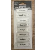 Handmade Glazed Stickers - Thank You Banners