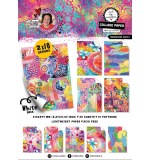 Handpainted Papers A4 Collage Paper Pad
