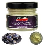 Pentart Chameleon Wax Paste 20ml - White Gold