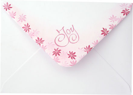 Poinsettia Envelope by Rubber Stamp Tapestry