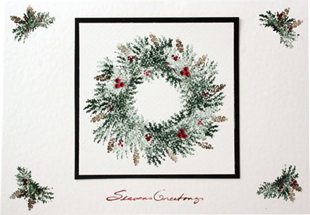 Christmas Wreath by Gina Martin