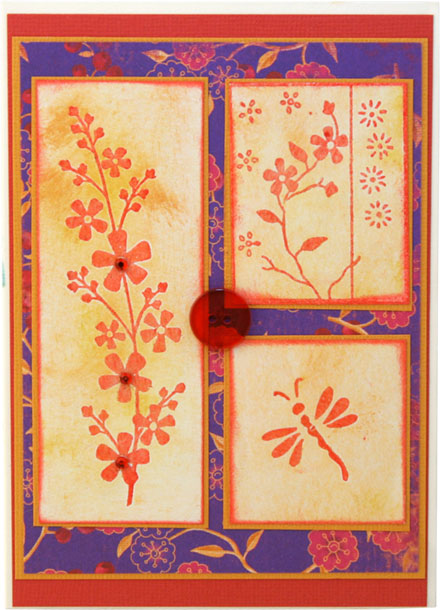 Oriental Pinwheel by Lady Stampalot