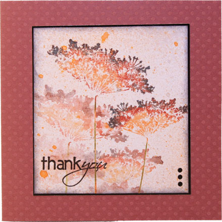 Thank You card by Kim Reygate