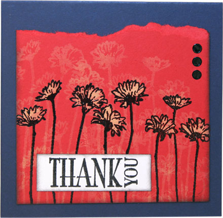 Thank You card by Kim Reygate