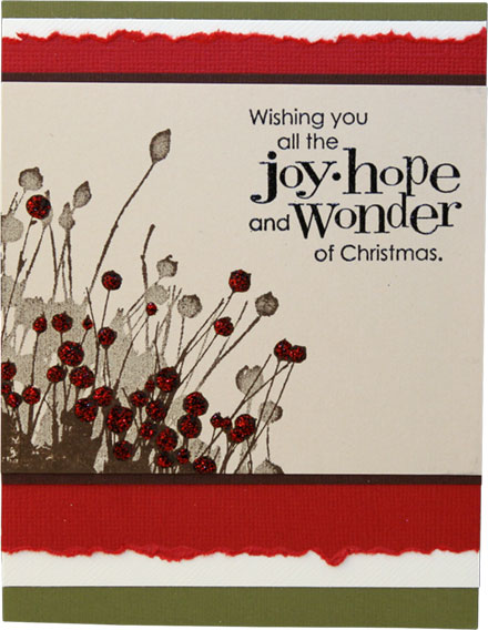 Joy Hope Wonder by Penny Black