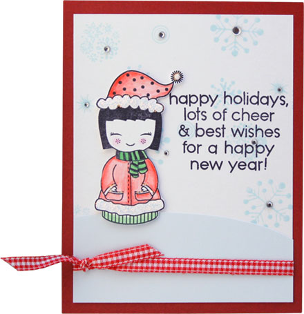 Happy Holiday Doll by Hero Arts