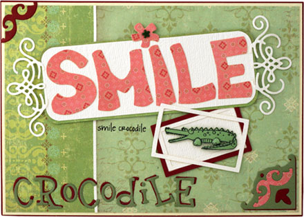 Smile crocodile by Mel Ware