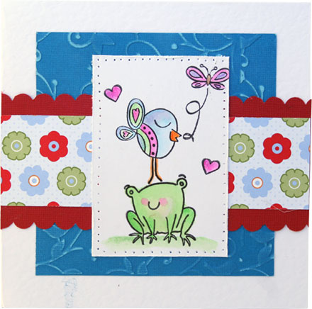 Tweet for Freddy Frog by Stamping Caz