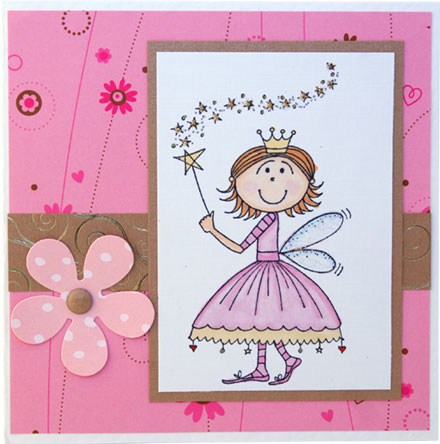 Make a wish Fairy by Stamping Caz