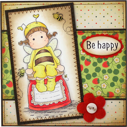 Bee Happy Little Tilda by Louise Roache