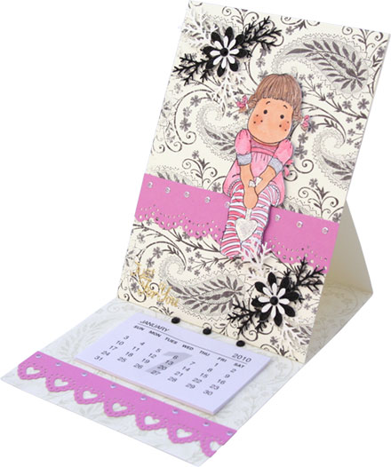 Easel calendar card by Customer Submission