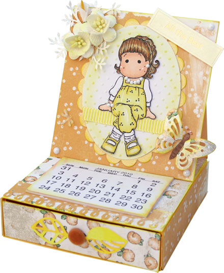 Calendar box by Lisa Maybank