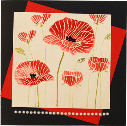 Red poppies by Karen Jackson