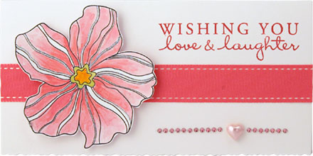 Wishing you love and laghter by Karen Jackson