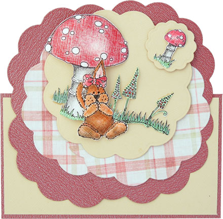 Toadstool Bunny by Mel Ware