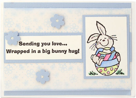 Big Bunny Hugs by Lady Stampalot