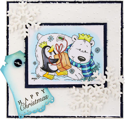 Polar Penguin Present by Louise Roache