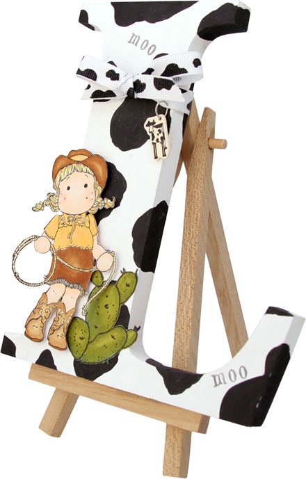 Moo Cowgirl Tilda by Lisa Maybank