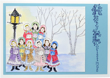 Christmas Carol Singers by Gina Martin