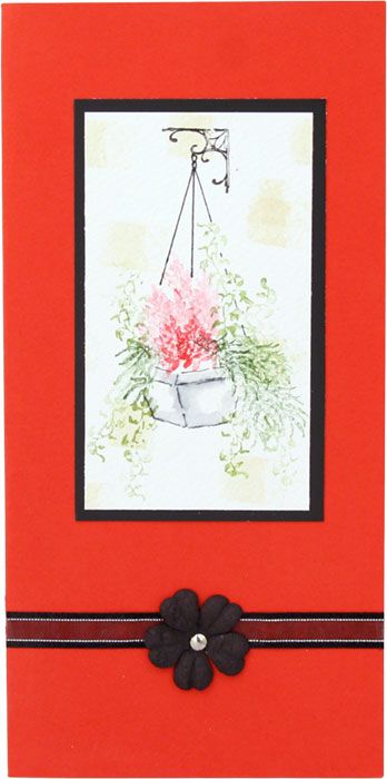 Hanging Flower Basket by Gina Martin