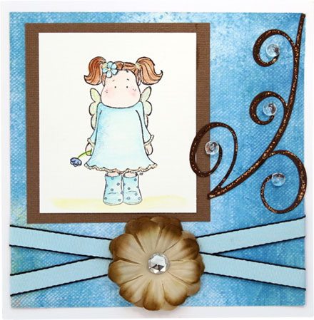 Flower girl by Stamping Caz