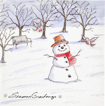 Snow scene by Kay Carley