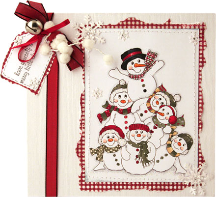 Snowman pile up by Clare Rowlands