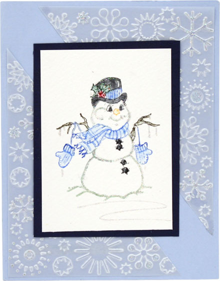 Sparkly Snowman by Gina Martin