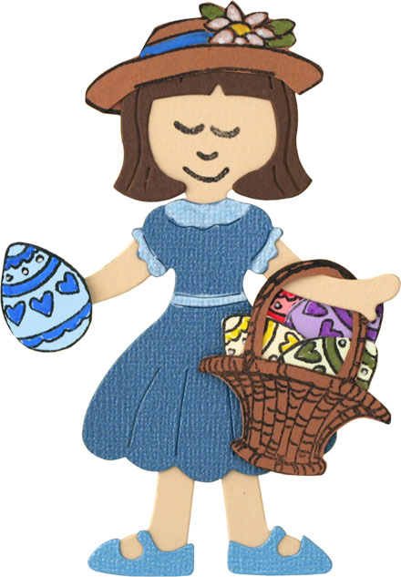 Easter girl by Kate Palfreeman