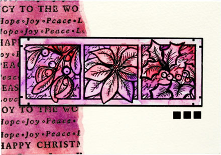 Christmas Panels by Kim Reygate