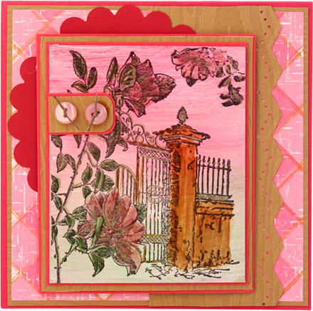 Garden gate by Brenda Weatherill