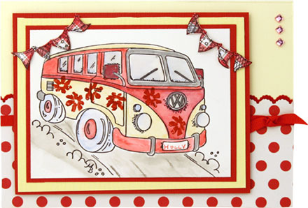 Mollies camper van by Brenda Weatherill