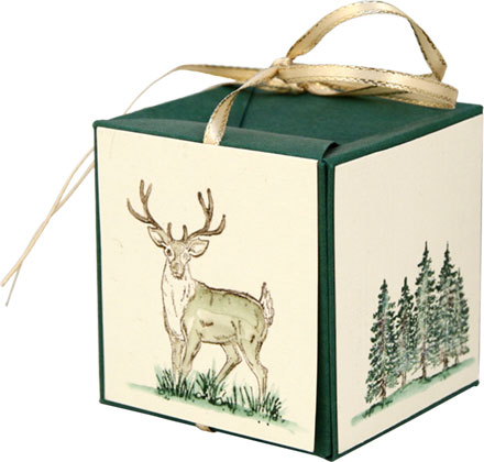 Forest and Stag Box by Gina Martin