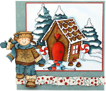 A gingerbread Christmas by Mandy Gilbert