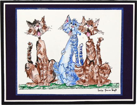 Kitty Chorus by Stamps Happen