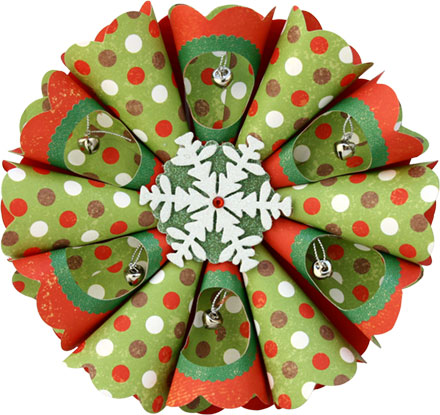 Festive Wreath by Brenda Weatherill