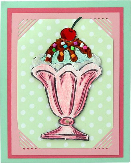 Ice Cream Sundae by Lady Stampalot