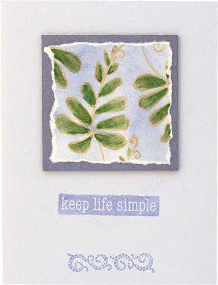 Keep Life Simple by Lady Stampalot