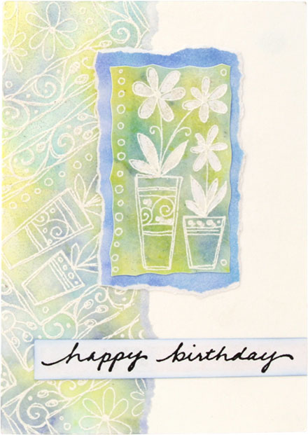 Happy Birthday Flowers by Lady Stampalot