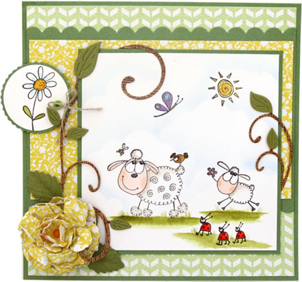Spring Sheep by Sara Rosamond