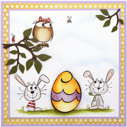 Hoppy Easter Egg by Sara Rosamond